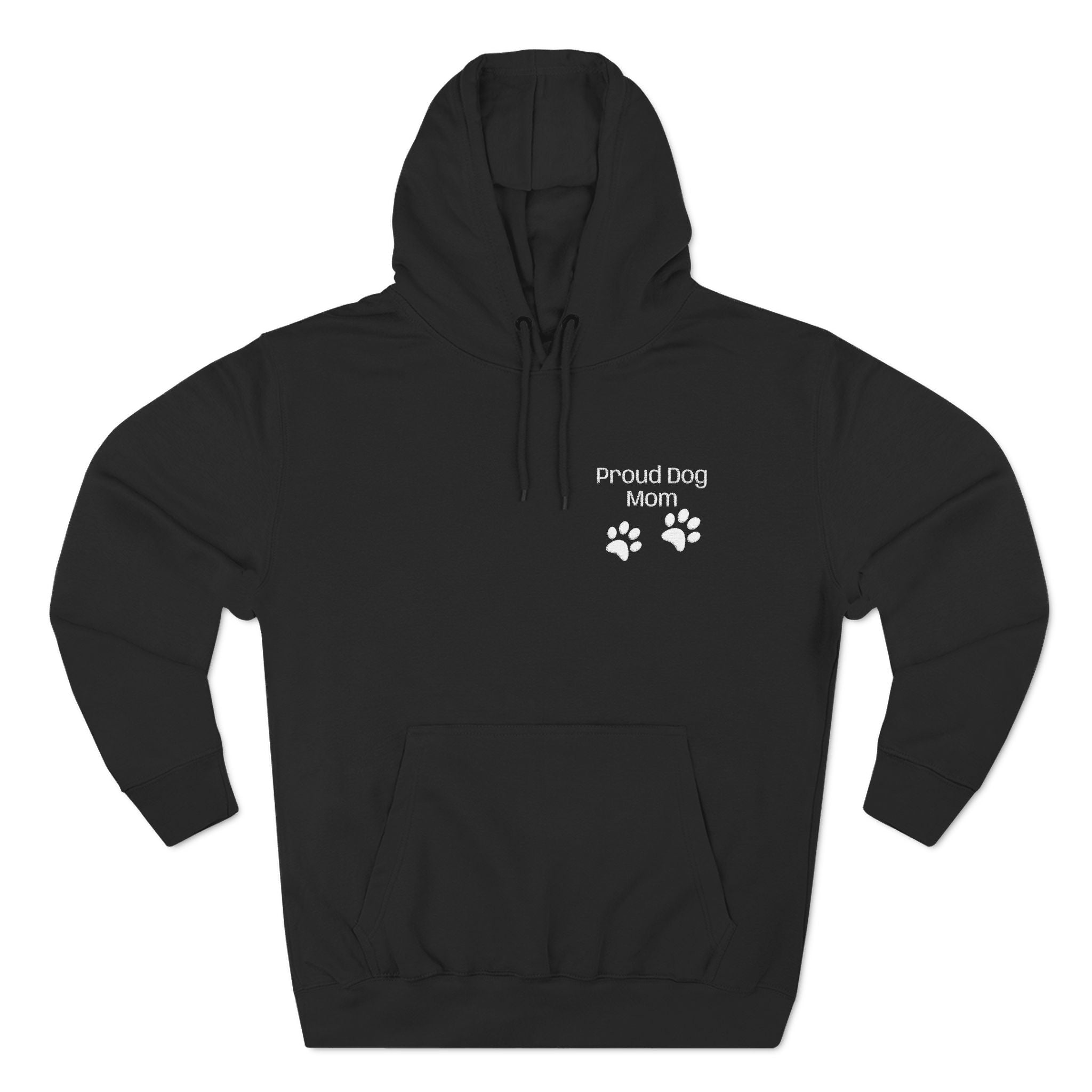 Proud Dog Mom Embroidered Hoodie