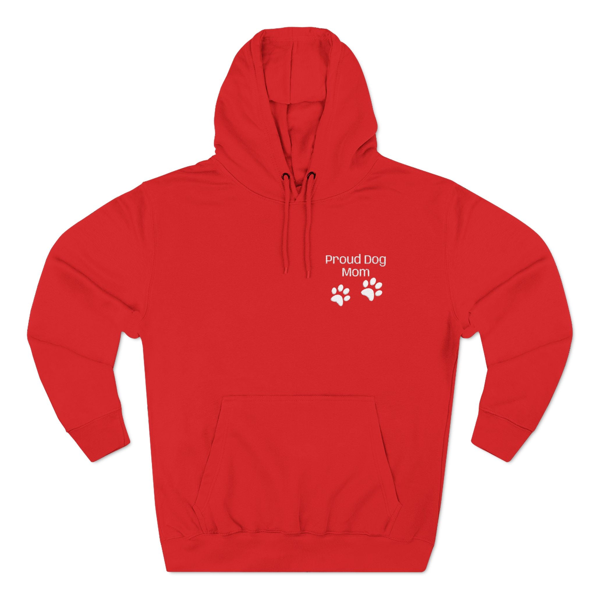 Proud Dog Mom Embroidered Hoodie